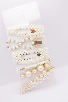Pearl Hair Clips for Women and Girls