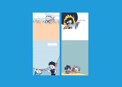 HQ!! Notepads (bundle of 4)