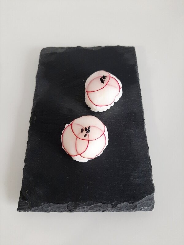 temari - rijstbal radijs, 4 stuks