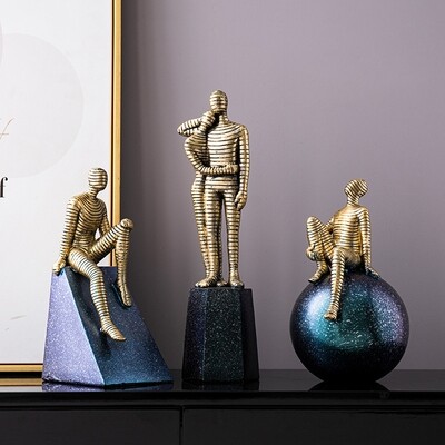 Abstract Christmas Figurine