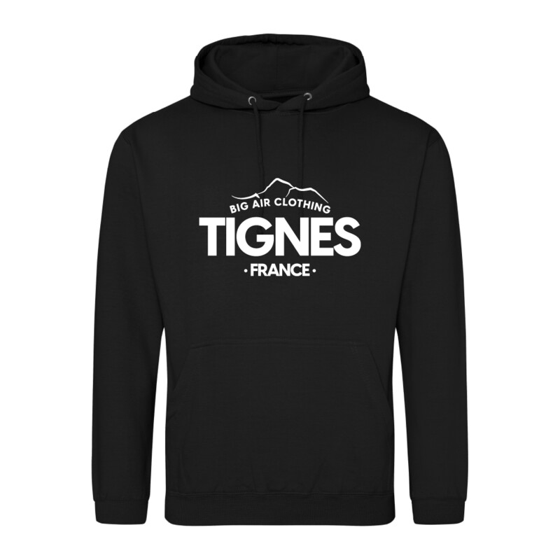Tignes Ski Resort Hoodie - Black