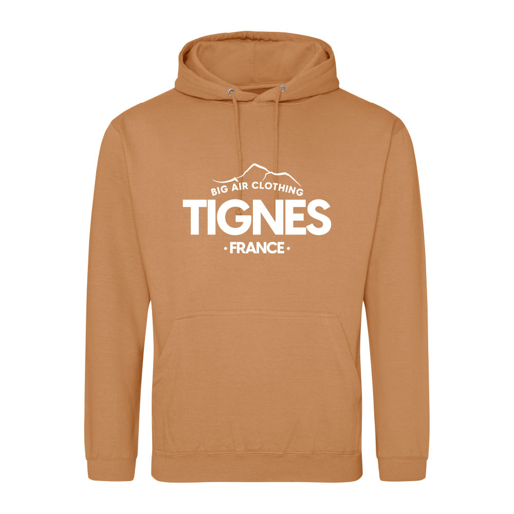 Tignes Ski Resort Hoodie - Caramel Latte Tignes Ski Resort Hoodie - Caramel Latte