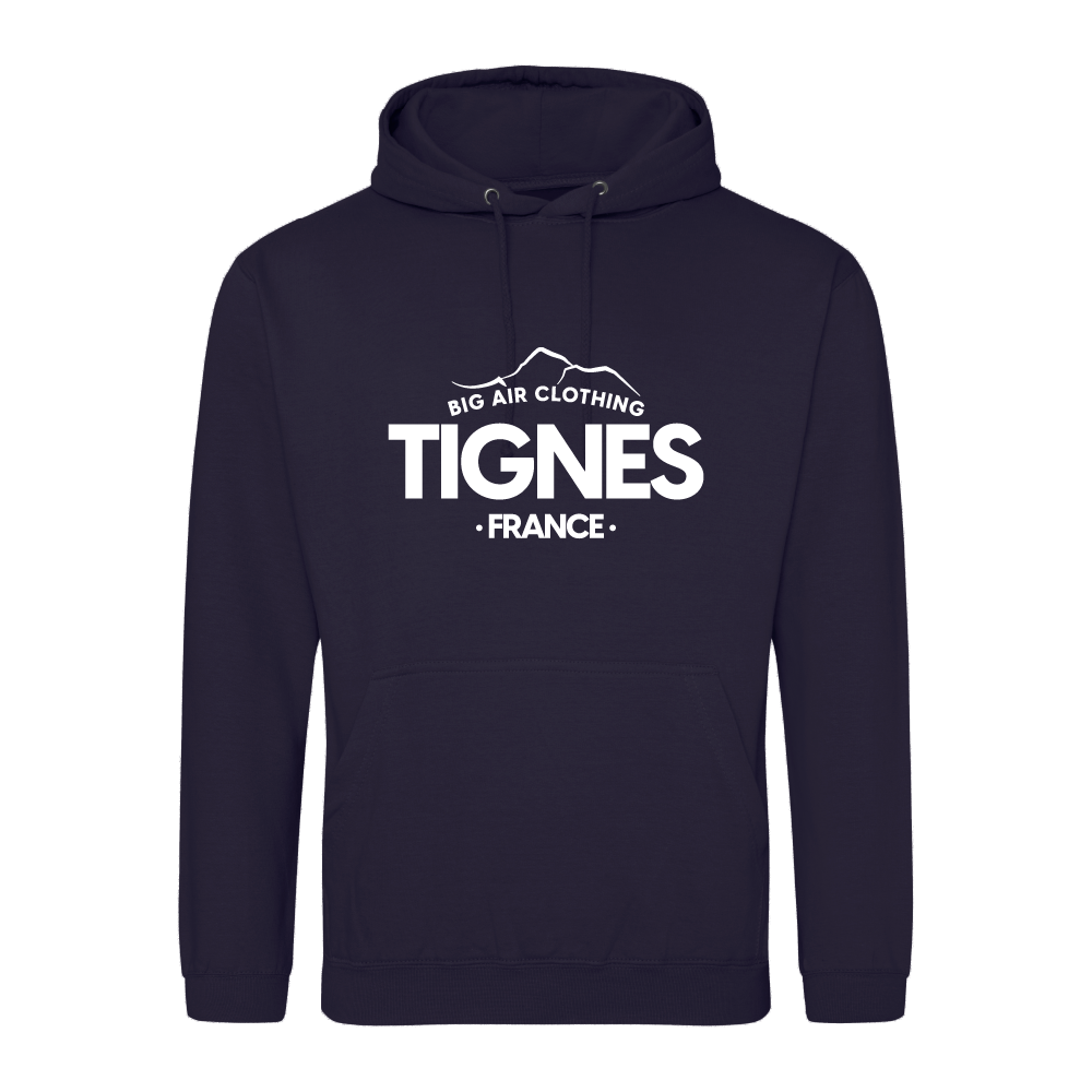 Tignes Ski Resort Hoodie - French Navy