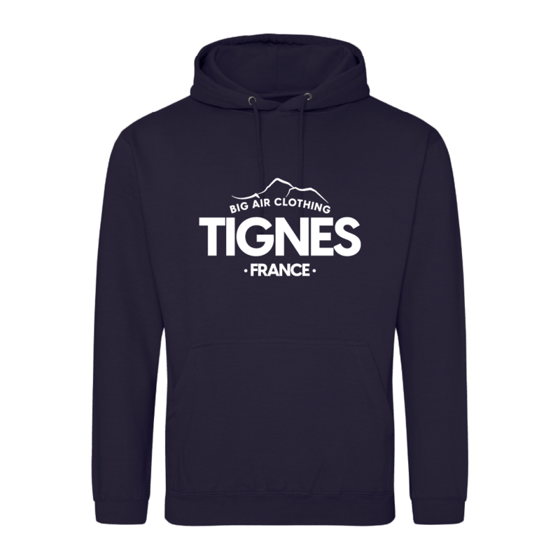 Tignes Ski Resort Hoodie - French Navy