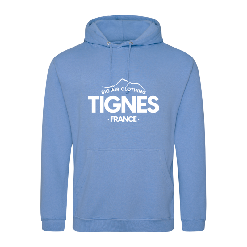 Tignes Ski Resort Hoodie - Cornflower