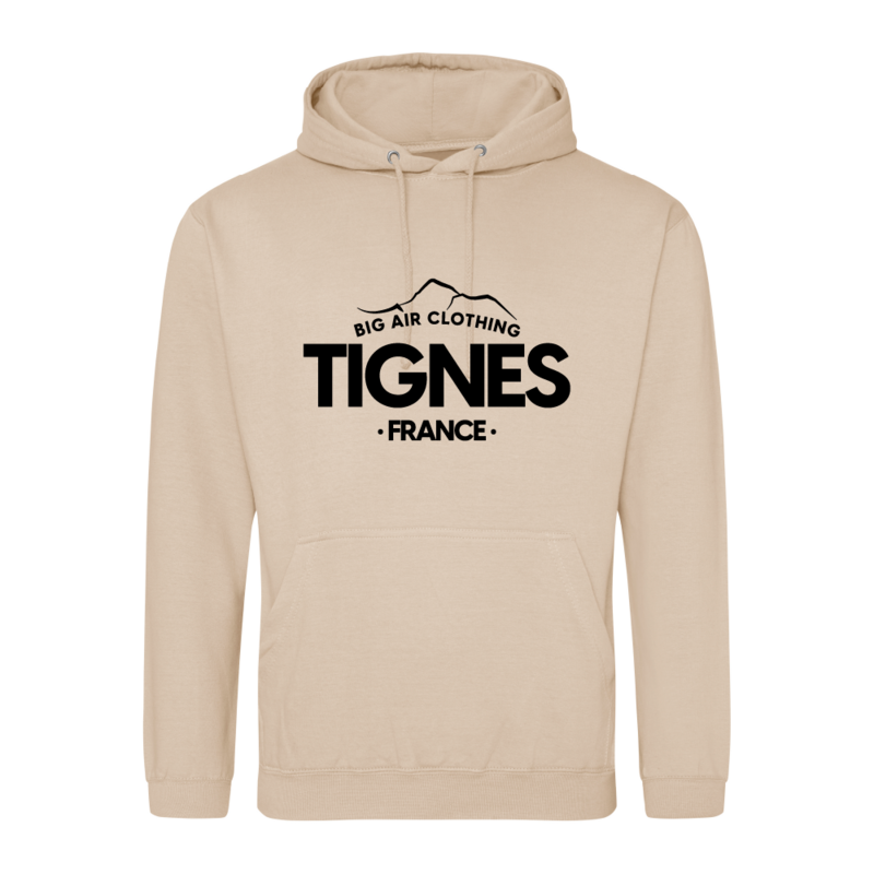 Tignes Ski Resort Hoodie - Nude