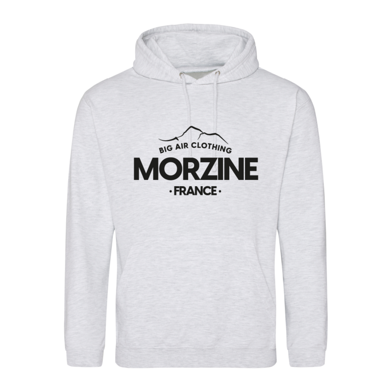 Morzine Ski Resort Hoodie - Ash