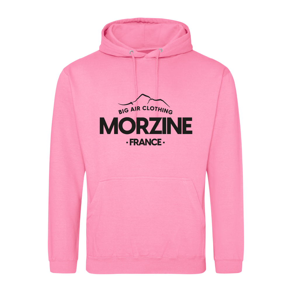Morzine Ski Resort Hoodie - Candyfloss