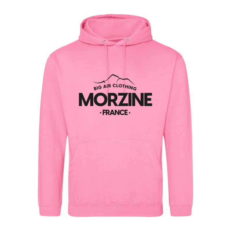 Morzine Ski Resort Hoodie - Candyfloss