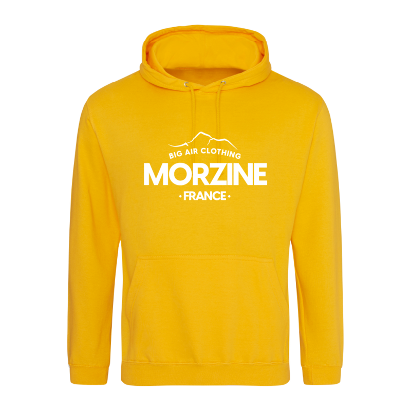 Morzine Ski Resort Hoodie - Gold