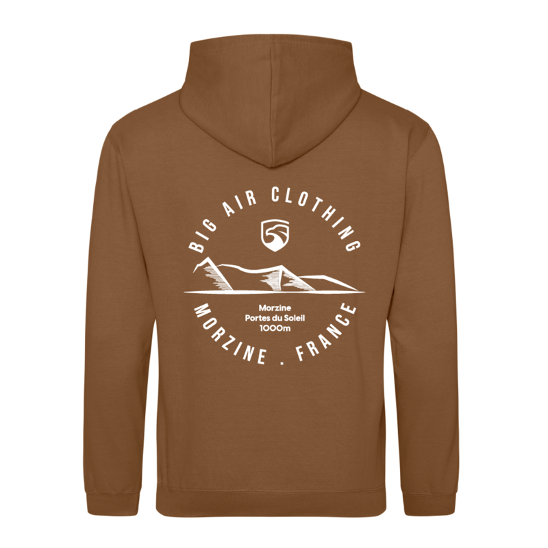 Morzine Ski Resort Hoodie - Toffee