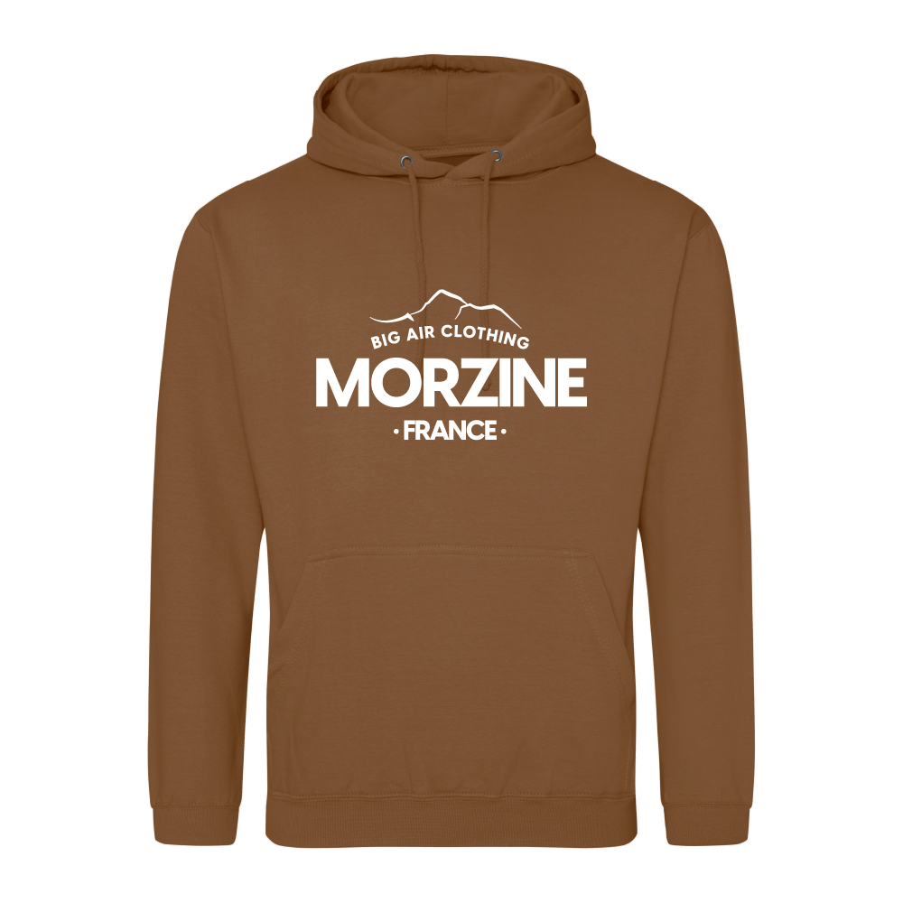 Morzine Ski Resort Hoodie - Toffee
