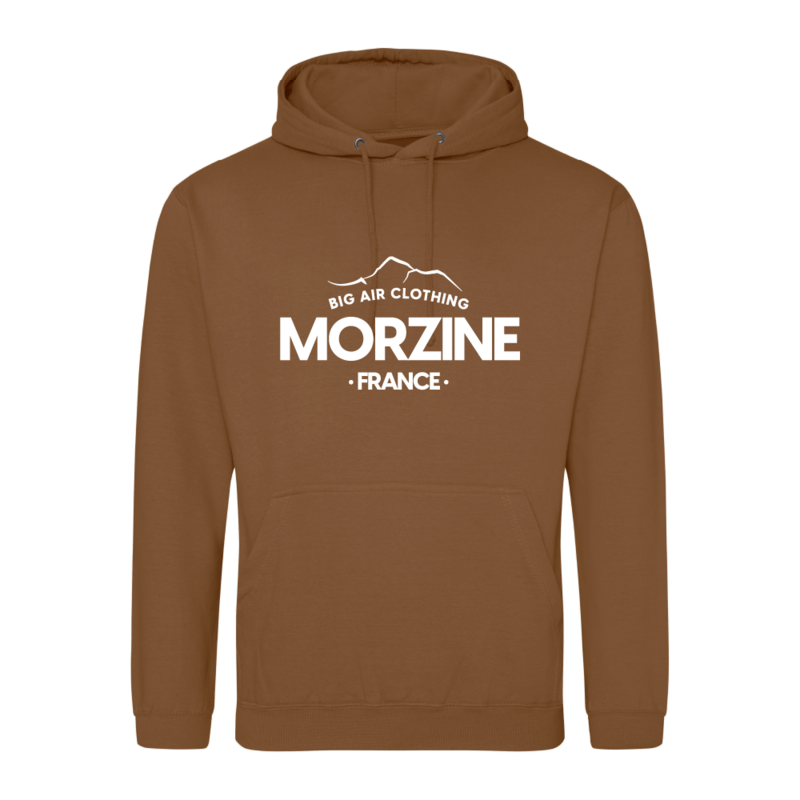 Morzine Ski Resort Hoodie - Toffee