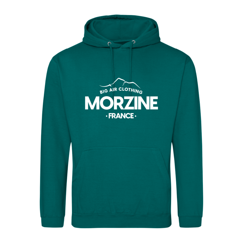 Morzine Ski Resort Hoodie - Jade