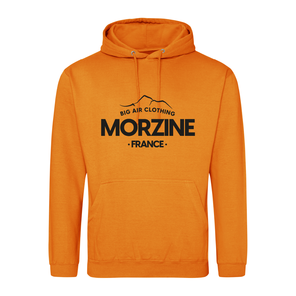 Morzine Ski Resort Hoodie - Pumpkin