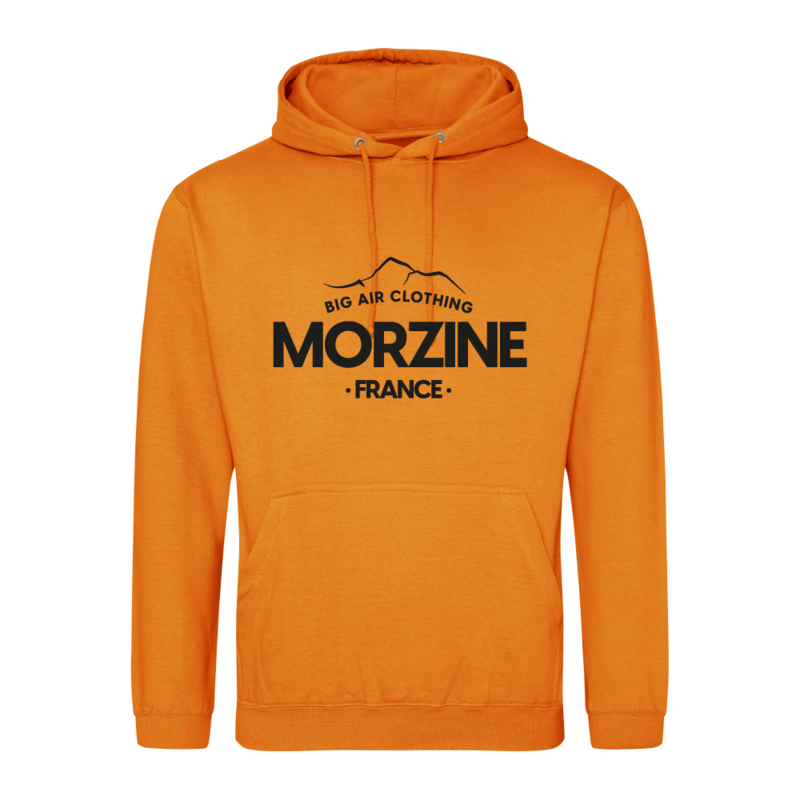 Morzine Ski Resort Hoodie - Pumpkin