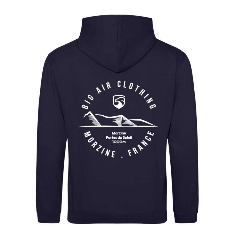 Morzine Ski Resort Hoodie - French Navy