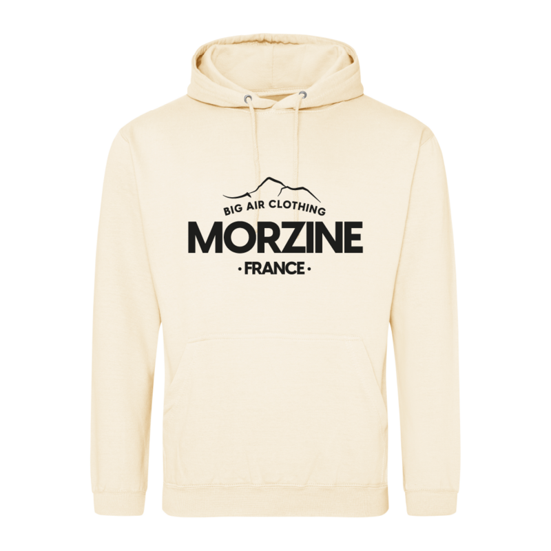 Morzine Ski Resort Hoodie - Milkshake