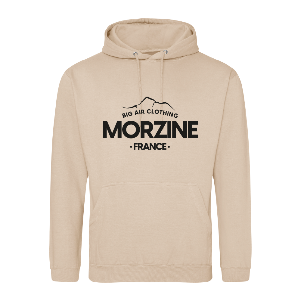 Morzine Ski Resort Hoodie - Nude