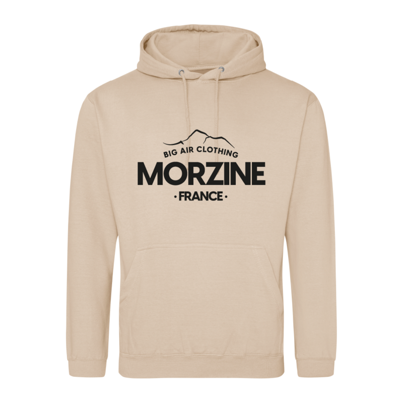 Morzine Ski Resort Hoodie - Nude