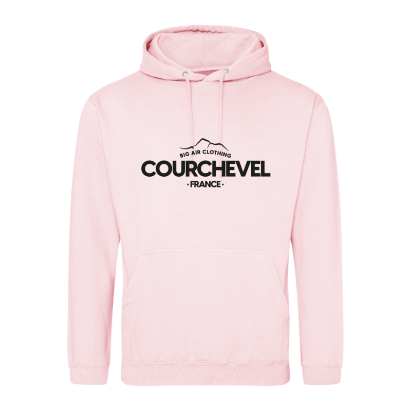 Courchevel Ski Resort Hoodie - Ash Courchevel Ski Resort Hoodie - Ash