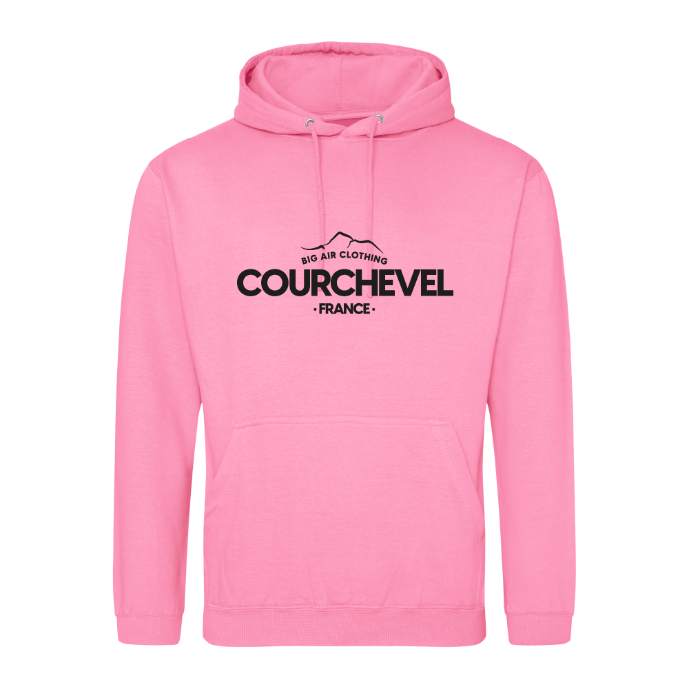 Courchevel Ski Resort Hoodie - Candyfloss