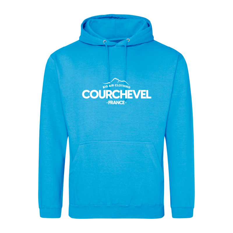 Courchevel Ski Resort Hoodie - Hawaiian Courchevel Ski Resort Hoodie - Hawaiian