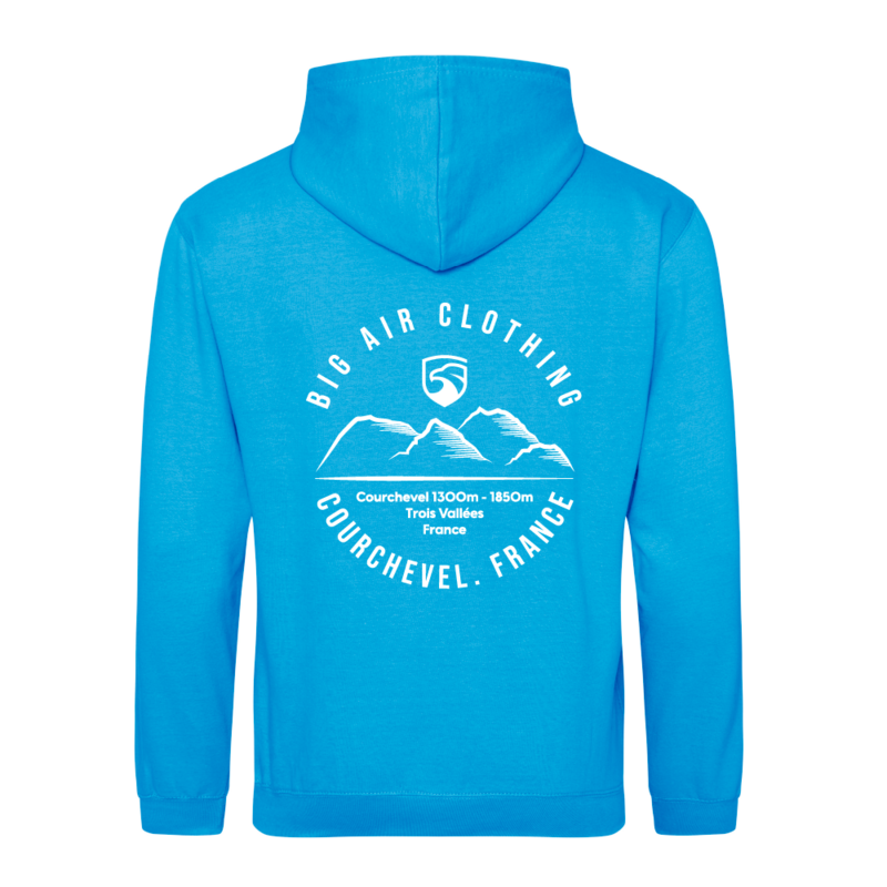 Courchevel Ski Resort Hoodie - Hawaiian