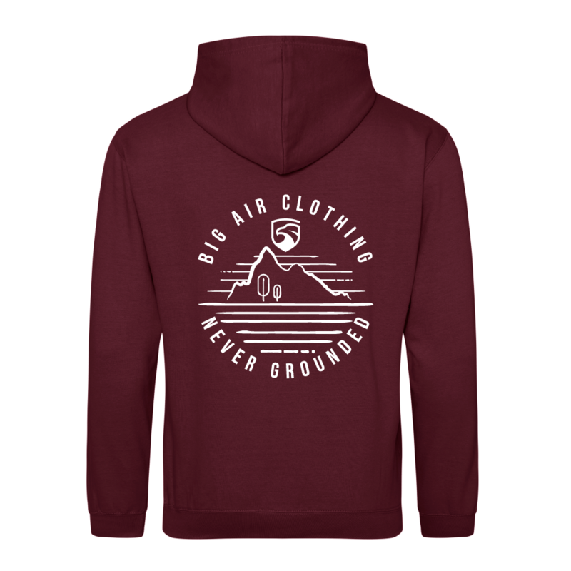 Rounded Series Hoodie - Burgundy