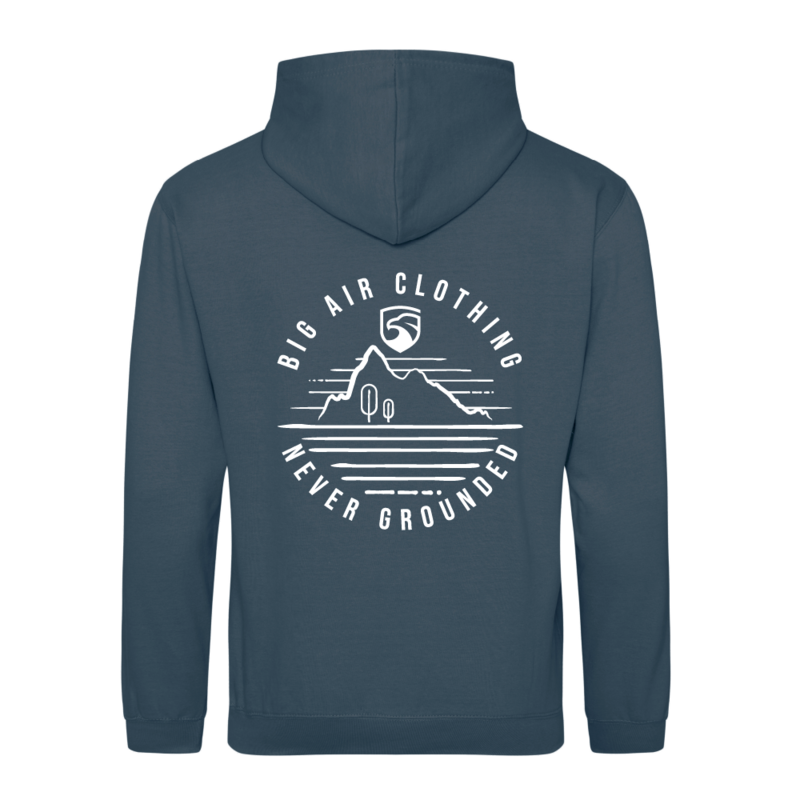 Rounded Series Hoodie - Airforce Blue