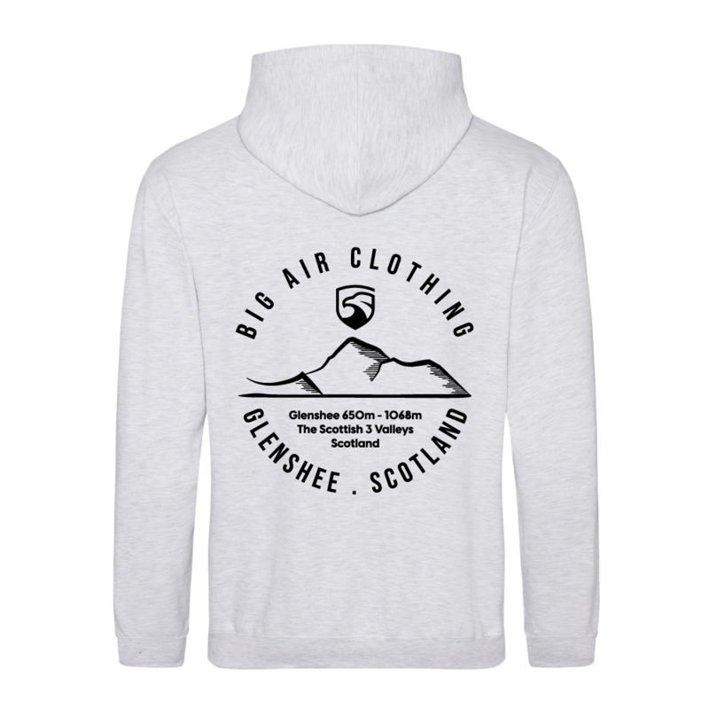 Glenshee Ski Resort Hoodie - Ash