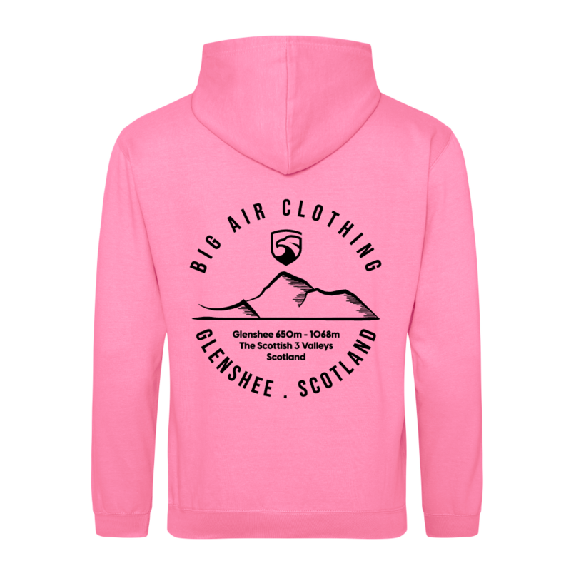 Glenshee Ski Resort Hoodie - Candyfloss