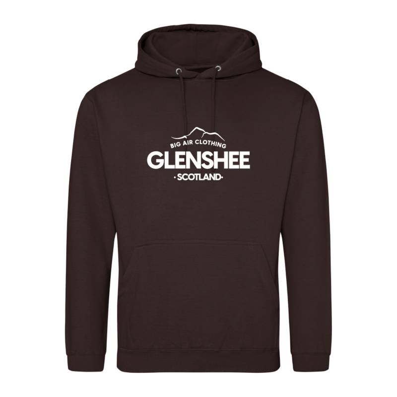 Glenshee Ski Resort Hoodie - Chocolate