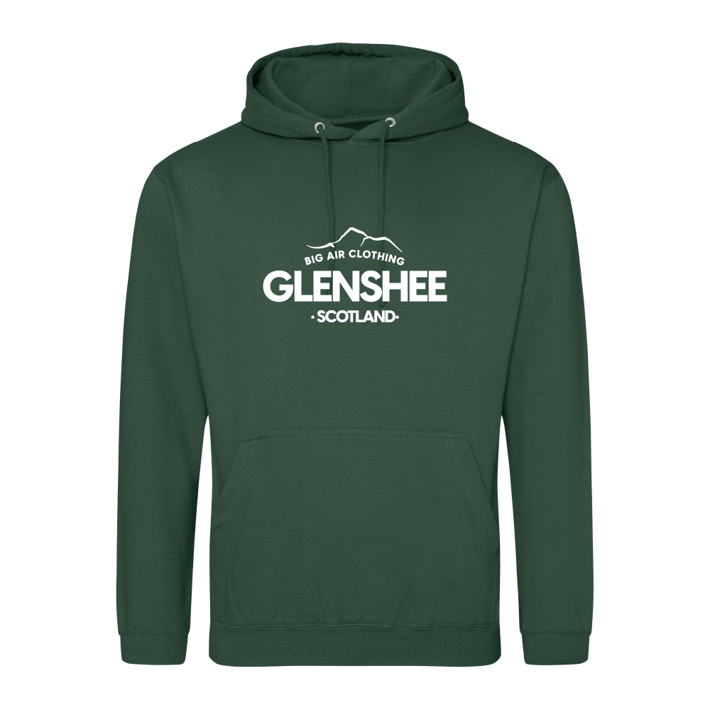 Glenshee Ski Resort Hoodie - Bottle Green