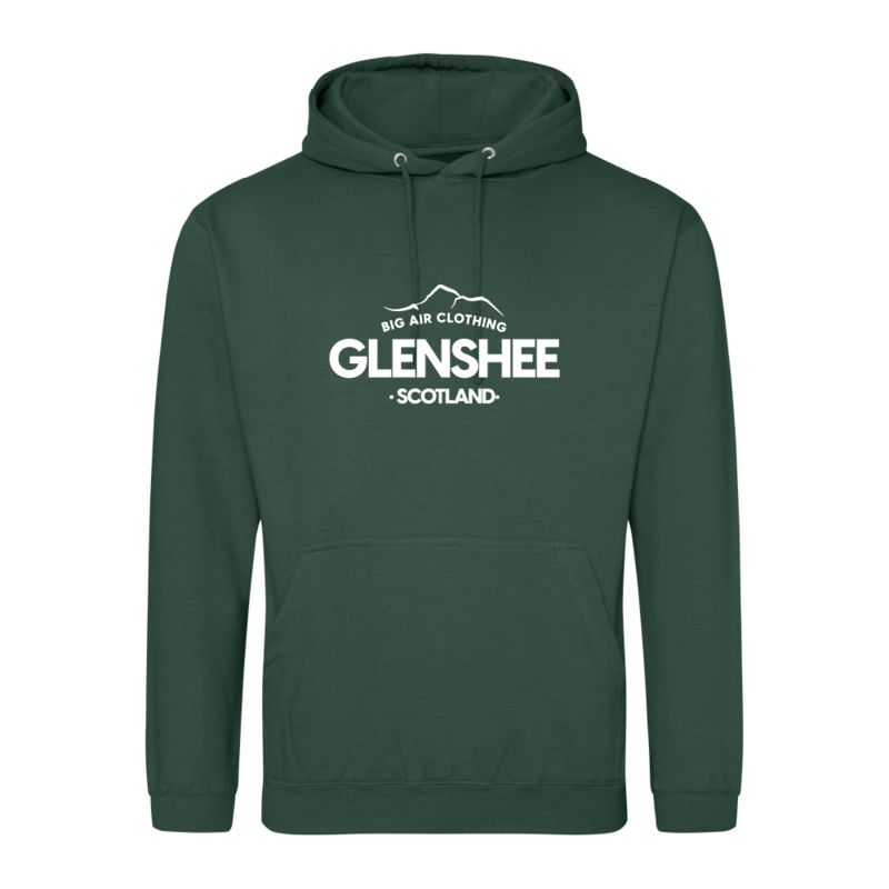 Glenshee Ski Resort Hoodie - Bottle Green