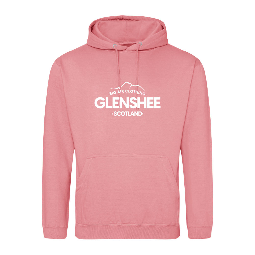 Glenshee Ski Resort Hoodie - Dusty Rose