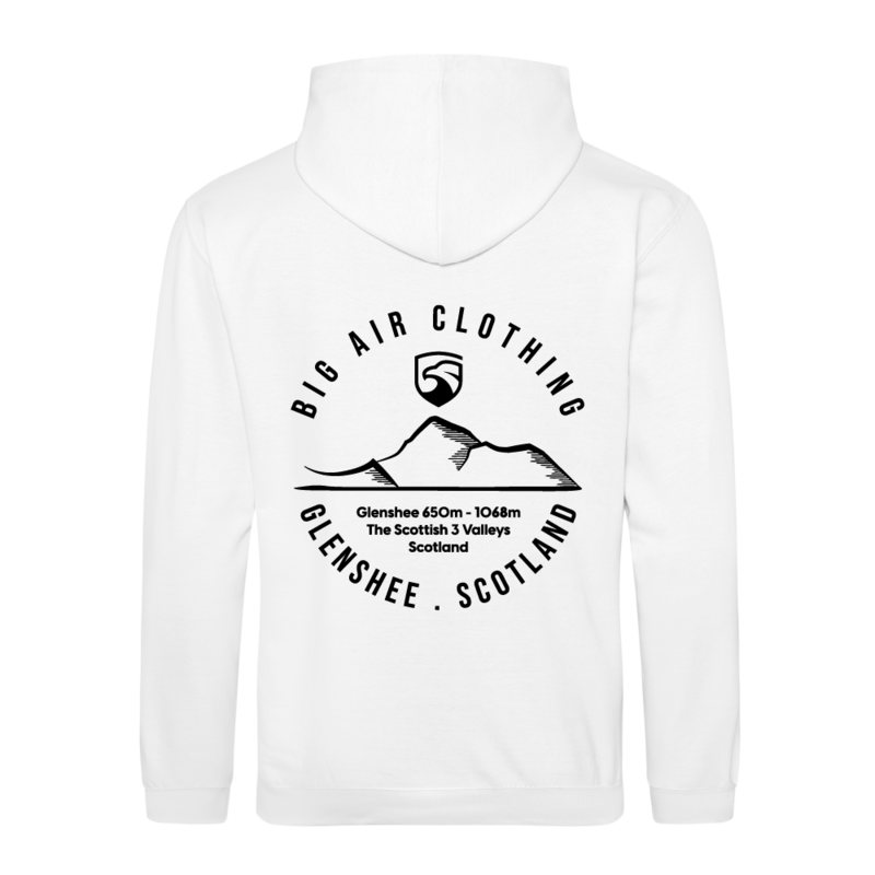 Glenshee Ski Resort Hoodie - White