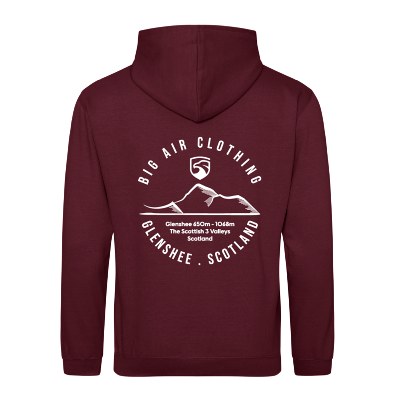Glenshee Ski Resort Hoodie - Ron Burgundy