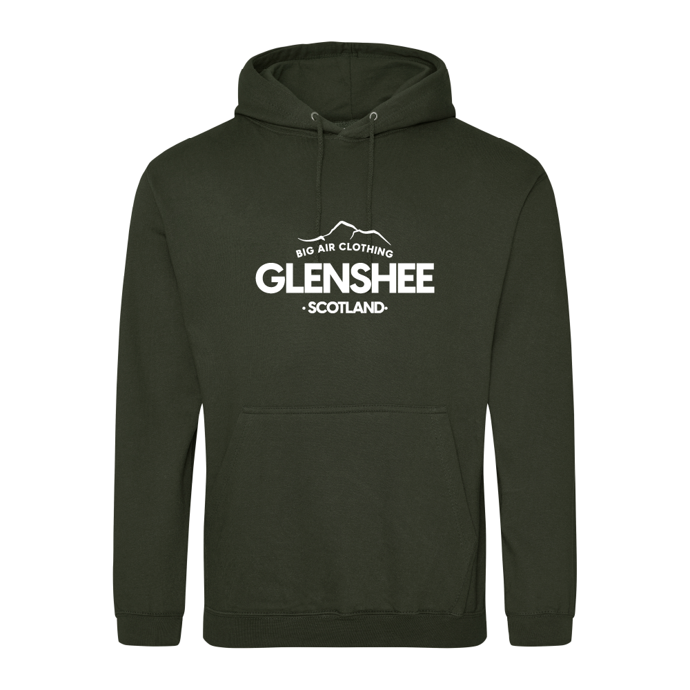 Glenshee Ski Resort Hoodie - Combat Green