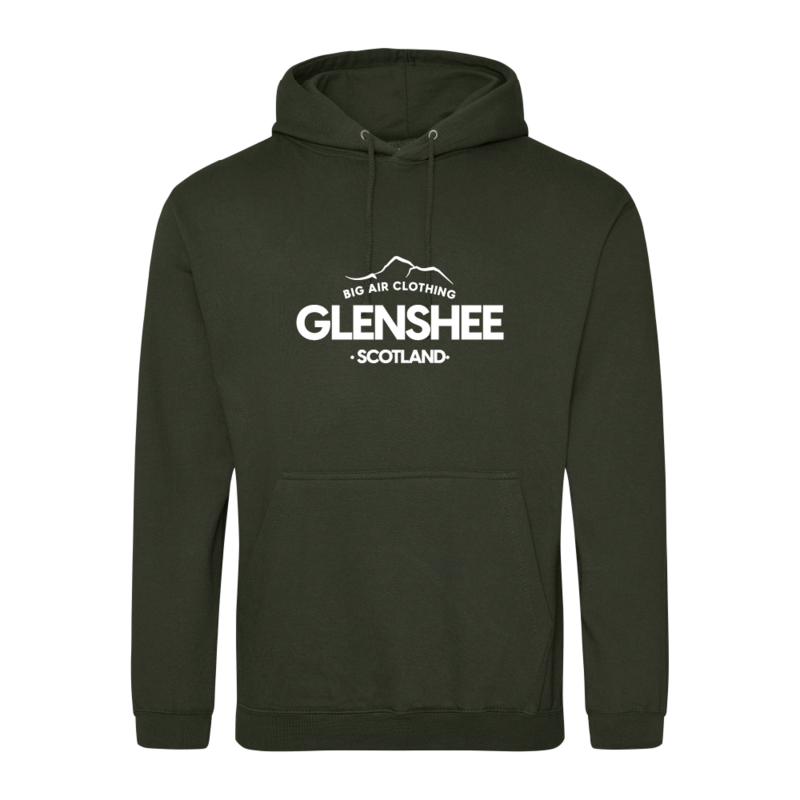Glenshee Ski Resort Hoodie - Combat Green