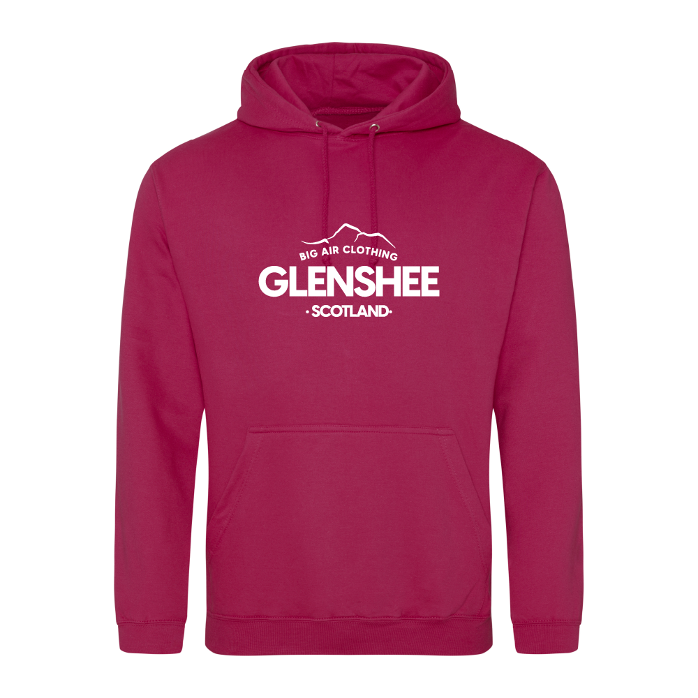 Glenshee Ski Resort Hoodie - Cranberry
