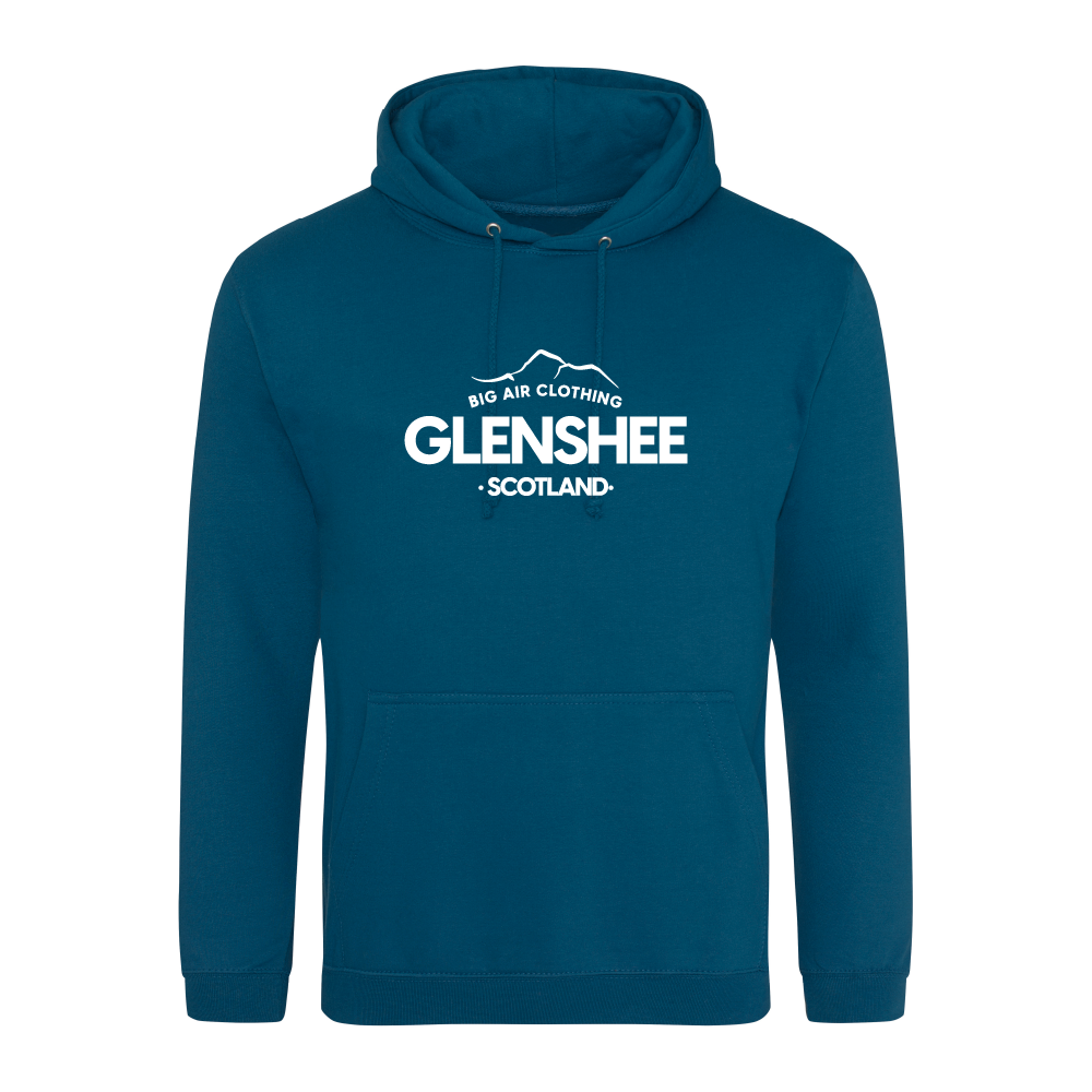 Glenshee Ski Resort Hoodie - Deep Sea Blue