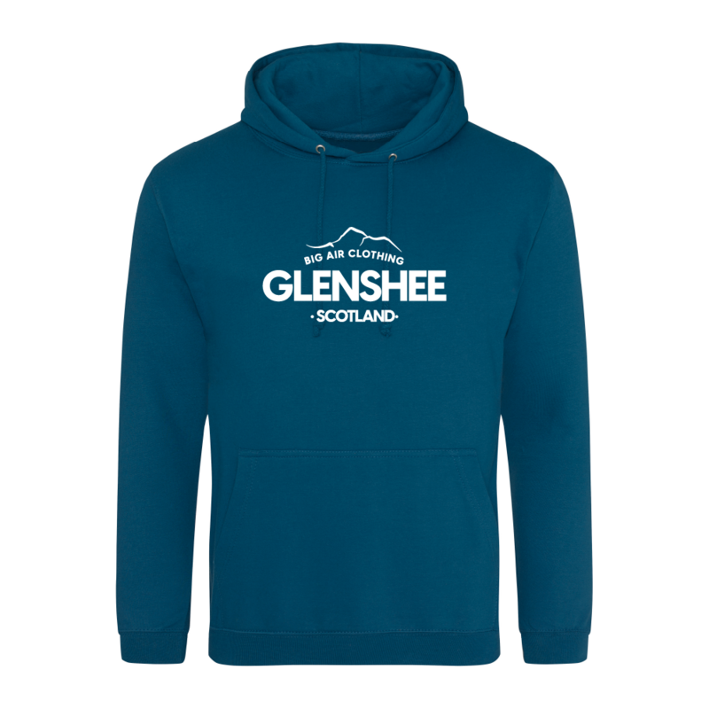 Glenshee Ski Resort Hoodie - Deep Sea Blue