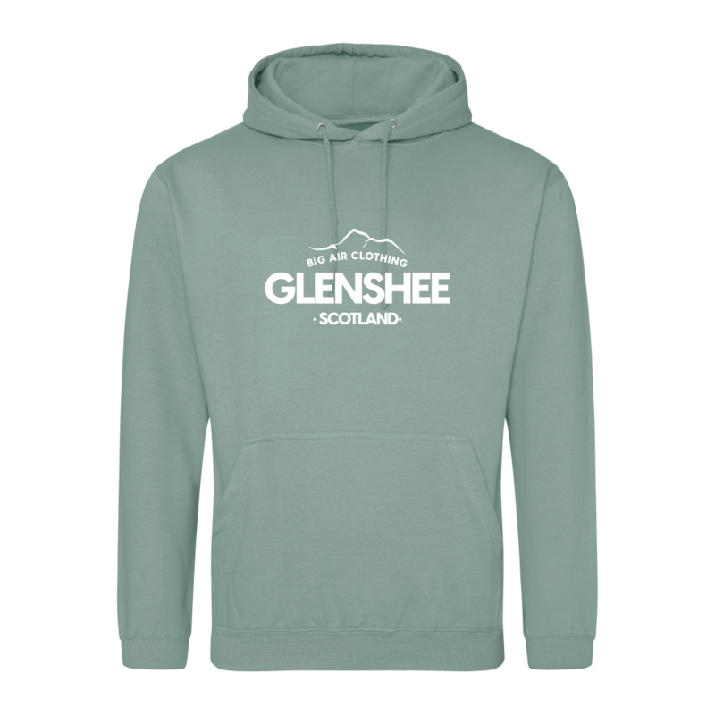 Glenshee Ski Resort Hoodie - Dusty Green