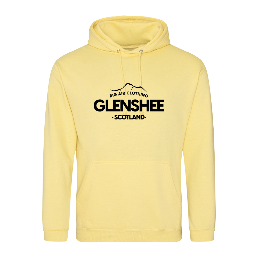 Glenshee Ski Resort Hoodie - Lemon