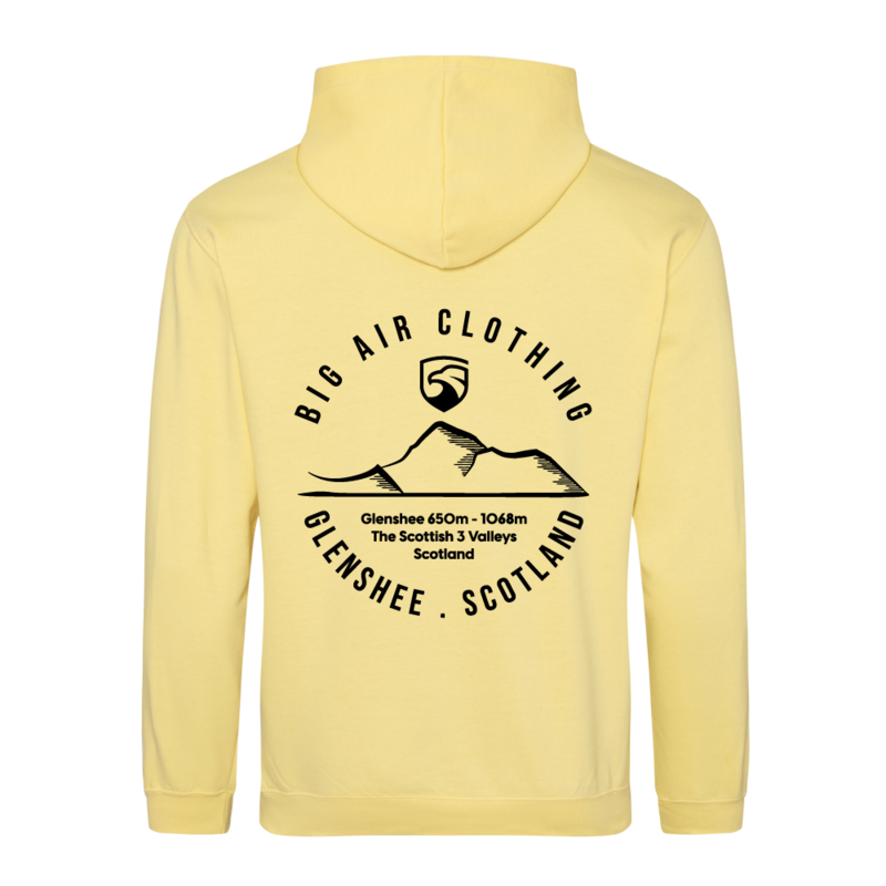 Glenshee Ski Resort Hoodie - Lemon
