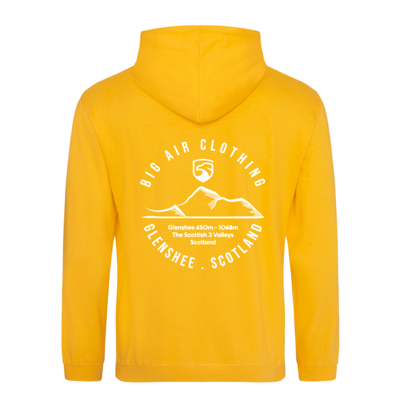 Glenshee Ski Resort Hoodie - Gold