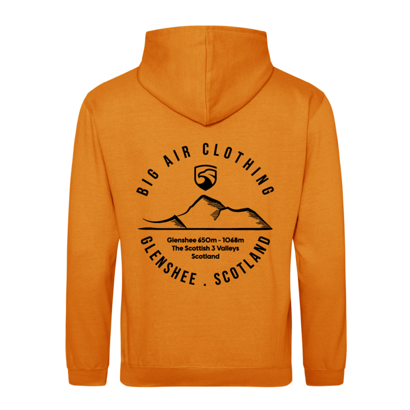Glenshee Ski Resort Hoodie - Pumpkin