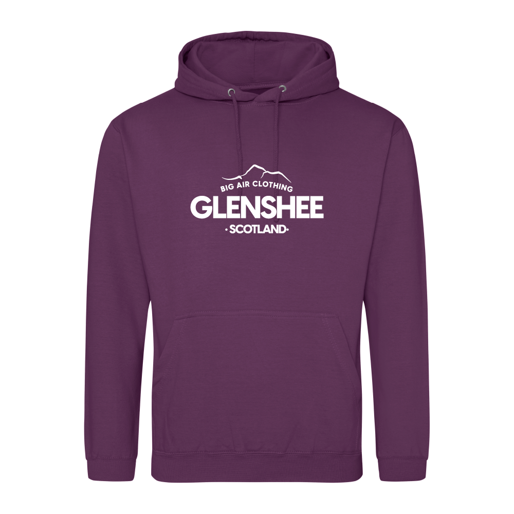 Glenshee Ski Resort Hoodie - Plum
