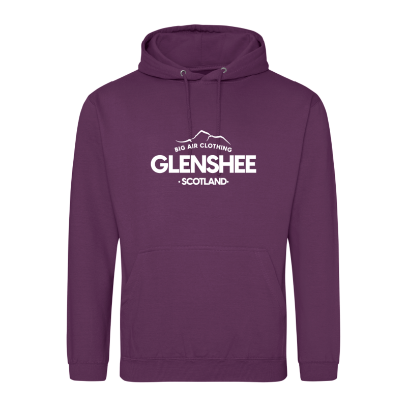 Glenshee Ski Resort Hoodie - Plum
